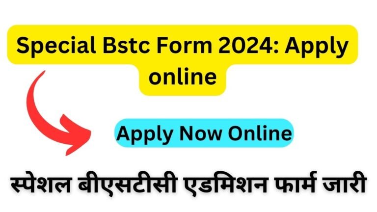 Special bstc form 2024