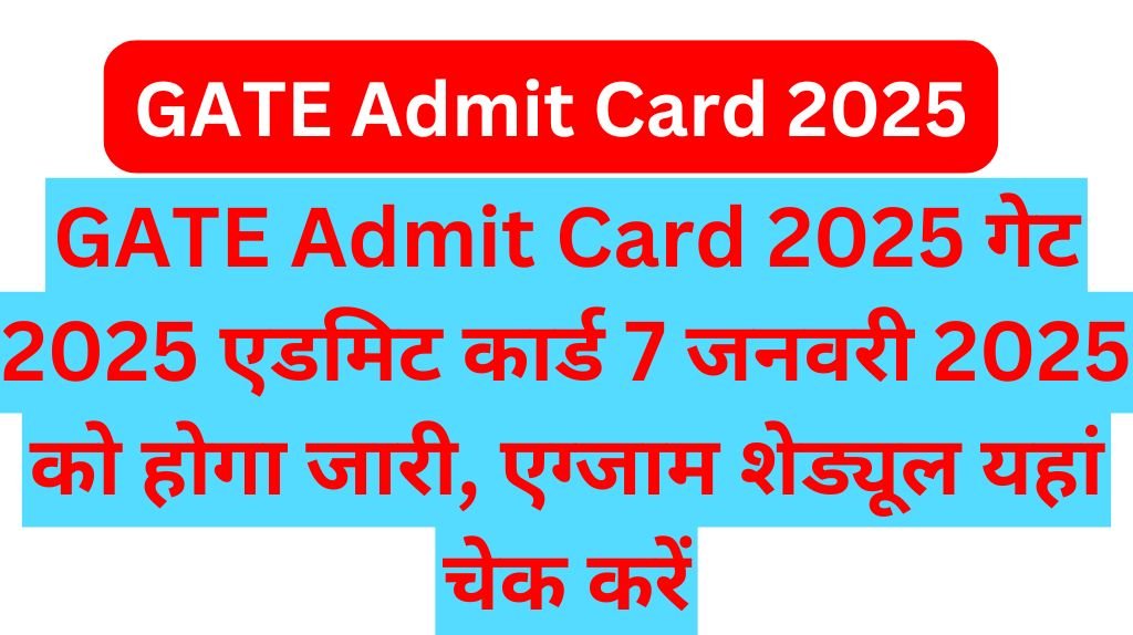 GATE Admit Card 2025