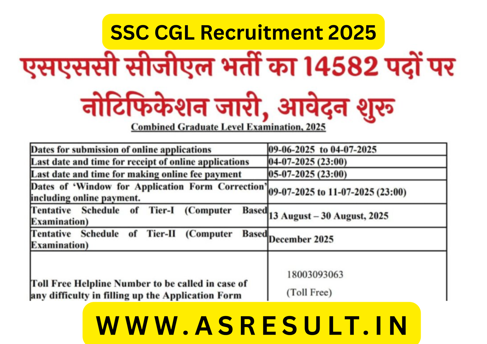 SSC CGL Recruitment 2025 SSC CGL Recruitment 2025