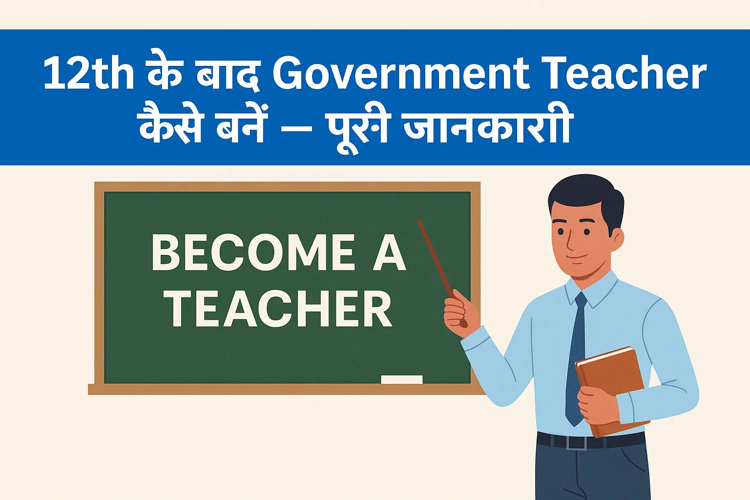 12th ke baad Government Teacher Kaise Bane? पूरी जानकारी Step-by-Step हिंदी में
