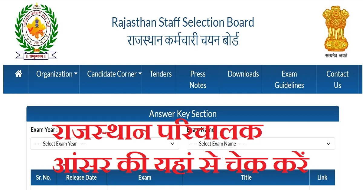 Rajasthan Conductor Answer Key 2025: राजस्थान कंडक्टर परीक्षा की आंसर की — यहाँ से Download करें